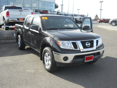 nissan frontier 2009 black se gasoline 6 cylinders 4 wheel drive automatic 99212