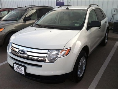 ford edge 2010 white suv se gasoline 6 cylinders front wheel drive automatic 76205