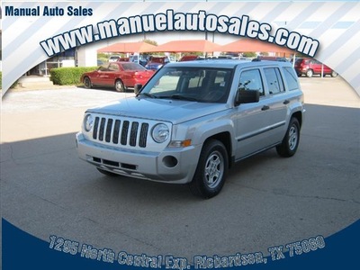 jeep patriot 2007 silver suv limited gasoline 4 cylinders 4 wheel drive automatic 75080