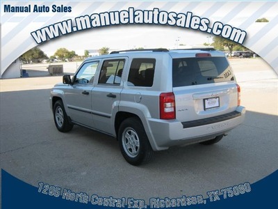 jeep patriot 2007 silver suv limited gasoline 4 cylinders 4 wheel drive automatic 75080