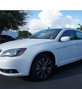 chrysler 200 2013 white sedan touring gasoline 4 cylinders front wheel drive automatic 33157
