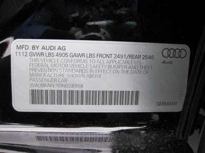 audi a4 2013 black sedan 2 0t quattro premium gasoline 4 cylinders all whee drive 8 speed tiptronic 46410