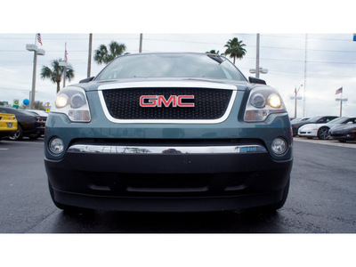gmc acadia 2009 sage green suv sle gasoline 6 cylinders front wheel drive automatic 33177