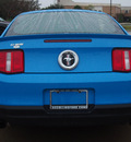 ford mustang 2012 lt  blue coupe premium gasoline 6 cylinders rear wheel drive automatic 77505