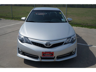 toyota camry 2012 silver sedan se gasoline 4 cylinders front wheel drive automatic 77338