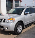 nissan armada 2012 silver suv sv flex fuel 8 cylinders 2 wheel drive automatic with overdrive 77802