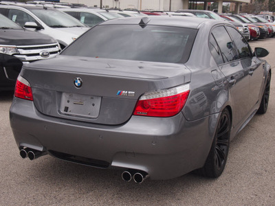 bmw m5 2008 gray sedan gasoline 10 cylinders rear wheel drive automatic 77338