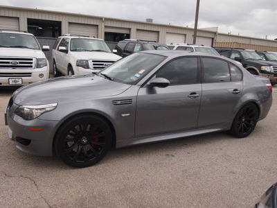 bmw m5 2008 gray sedan gasoline 10 cylinders rear wheel drive automatic 77338