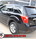 chevrolet equinox 2010 black suv ls gasoline 4 cylinders front wheel drive automatic 76051