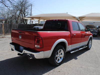 ram ram pickup 1500 2012 flame red clear coa laramie gasoline 8 cylinders 2 wheel drive automatic 76087