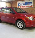 pontiac vibe 2004 dk  red hatchback gasoline 4 cylinders front wheel drive automatic with overdrive 44883