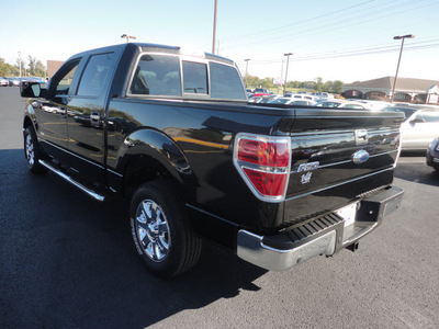 ford f 150 2013 black xlt gasoline 6 cylinders 2 wheel drive automatic 37087