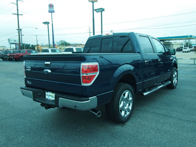 ford f 150 2013 blue jeans metallic pickup truck xlt gasoline 6 cylinders 2 wheel drive automatic 77642