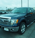 ford f 150 2013 blue jeans metallic pickup truck xlt gasoline 6 cylinders 2 wheel drive automatic 77642