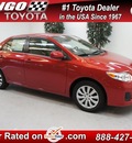 toyota corolla 2013 red sedan le gasoline 4 cylinders front wheel drive automatic 91731