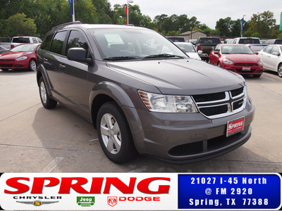 dodge journey 2013 gray se gasoline 4 cylinders front wheel drive automatic 77388