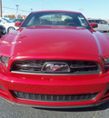 ford mustang 2013 red coupe gasoline 6 cylinders rear wheel drive automatic 37087