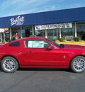 ford mustang 2013 red coupe gasoline 6 cylinders rear wheel drive automatic 37087