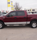 ford f 150 2006 red xlt gasoline 8 cylinders 4 wheel drive automatic 77388