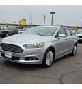 ford fusion hybrid 2013 silver sedan se hybrid 4 cylinders front wheel drive cont  variable trans  77642
