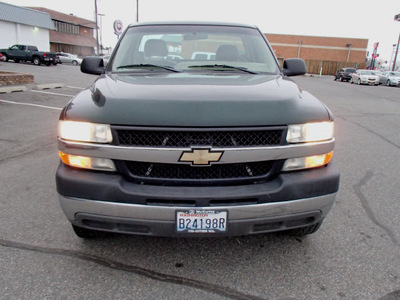 chevrolet silverado 2500 2002 green pickup truck 8 cylinders automatic with overdrive 99336