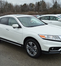 honda crosstour 2013 white gasoline 6 cylinders front wheel drive automatic 46219