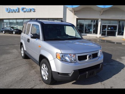 honda element 2011 silver suv ex gasoline 4 cylinders all whee drive automatic 46219