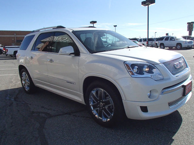 gmc acadia 2011 white di suv denali gasoline 6 cylinders all whee drive 6 speed automatic 99336