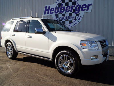 ford explorer 2009 white sand suv limited gasoline 8 cylinders 4 wheel drive automatic 80905
