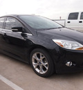 ford focus 2012 black hatchback sel flex fuel 4 cylinders front wheel drive automatic 76011