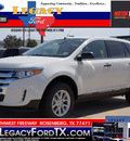ford edge 2013 white suv se gasoline 6 cylinders front wheel drive shiftable automatic 77471