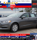 ford fusion 2013 gray sedan s 4 cylinders front wheel drive 6 speed automatic 77471