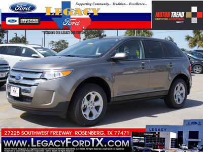 ford edge 2013 dk  gray suv sel gasoline 6 cylinders front wheel drive shiftable automatic 77471