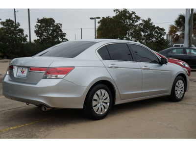 honda accord 2012 silver sedan lx gasoline 4 cylinders front wheel drive automatic with overdrive 77471