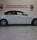 hyundai genesis 2012 white sedan 3 8l v6 gasoline 6 cylinders rear wheel drive automatic 75150