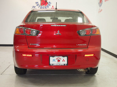 mitsubishi lancer 2013 dk  red sedan es gasoline 4 cylinders front wheel drive automatic 75150