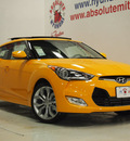 hyundai veloster 2013 yellow coupe c gasoline 4 cylinders front wheel drive automatic 75150