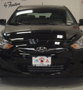 hyundai accent 2013 black hatchback gs gasoline 4 cylinders front wheel drive automatic 75150