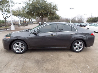 acura tsx 2010 dk  gray sedan w tech gasoline 4 cylinders front wheel drive automatic 77074