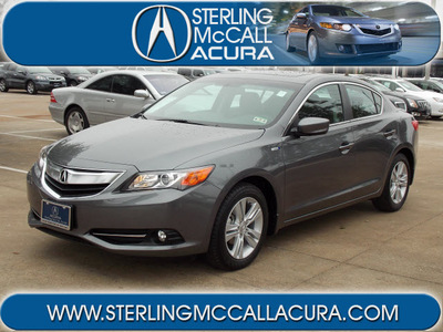 acura ilx 2013 dk  gray sedan 1 5l hybrid w tech hybrid 4 cylinders front wheel drive automatic 77074