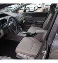 honda civic 2012 gray sedan ex gasoline 4 cylinders front wheel drive automatic 77339