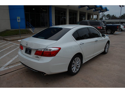 honda accord 2013 white sedan touring gasoline 6 cylinders front wheel drive automatic 77339