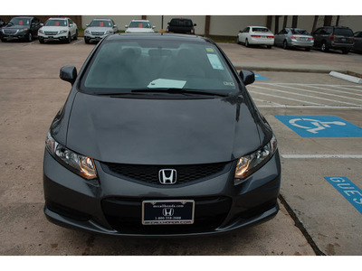 honda civic 2013 dk  gray coupe ex gasoline 4 cylinders front wheel drive automatic 77339