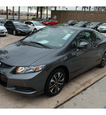 honda civic 2013 dk  gray coupe ex gasoline 4 cylinders front wheel drive automatic 77339
