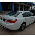 honda accord 2013 white sedan lx gasoline 4 cylinders front wheel drive cont  variable trans  77339
