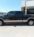 ford f 150 2012 black king ranch gasoline 6 cylinders 4 wheel drive automatic 77477