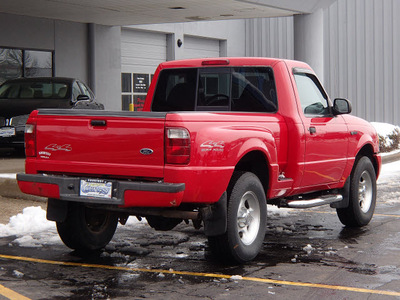 ford ranger 2002 red pickup truck edge plus gasoline 6 cylinders 4 wheel drive automatic with overdrive 61832