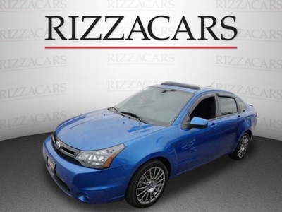 ford focus 2011 blue sedan ses gasoline 4 cylinders front wheel drive automatic with overdrive 60546