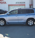 toyota highlander 2010 lt  blue suv gasoline 6 cylinders front wheel drive automatic with overdrive 77864