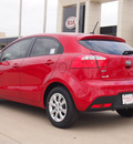 kia rio5 2013 dk  red hatchback lx gasoline 4 cylinders front wheel drive automatic 75150